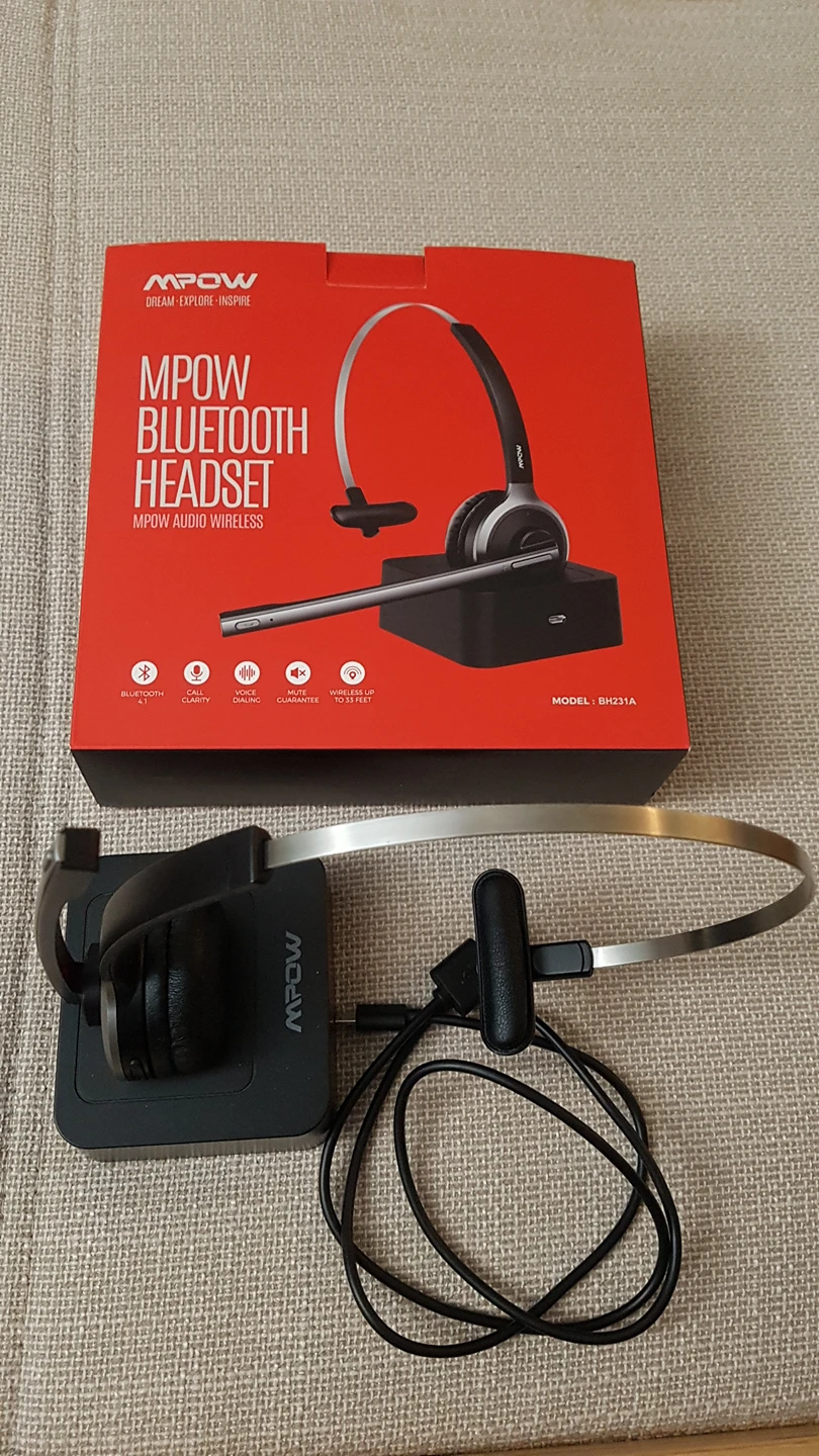 MPOW Bluetooth Headset BH231A thumbnail