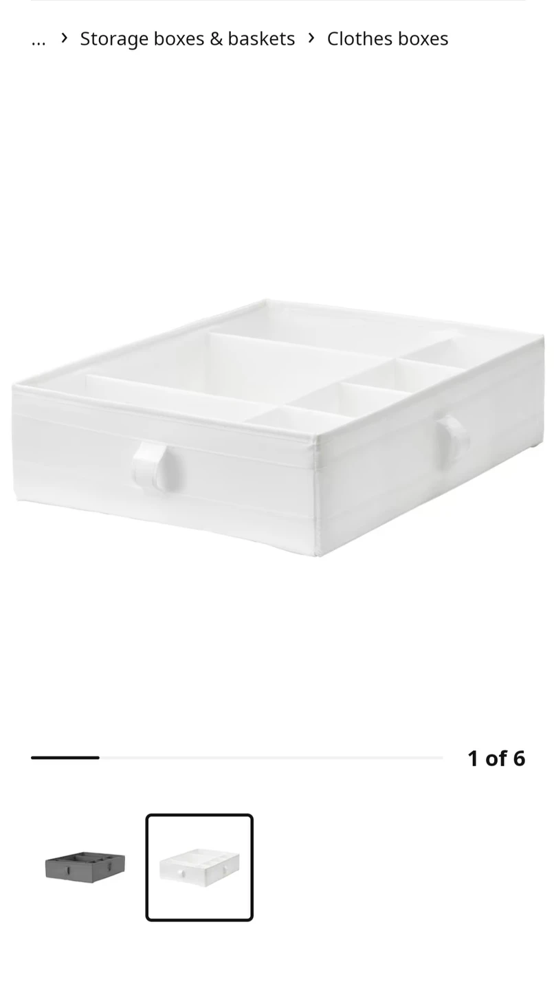 hanging clothes organizer & 2 drawer boxes - photo 2