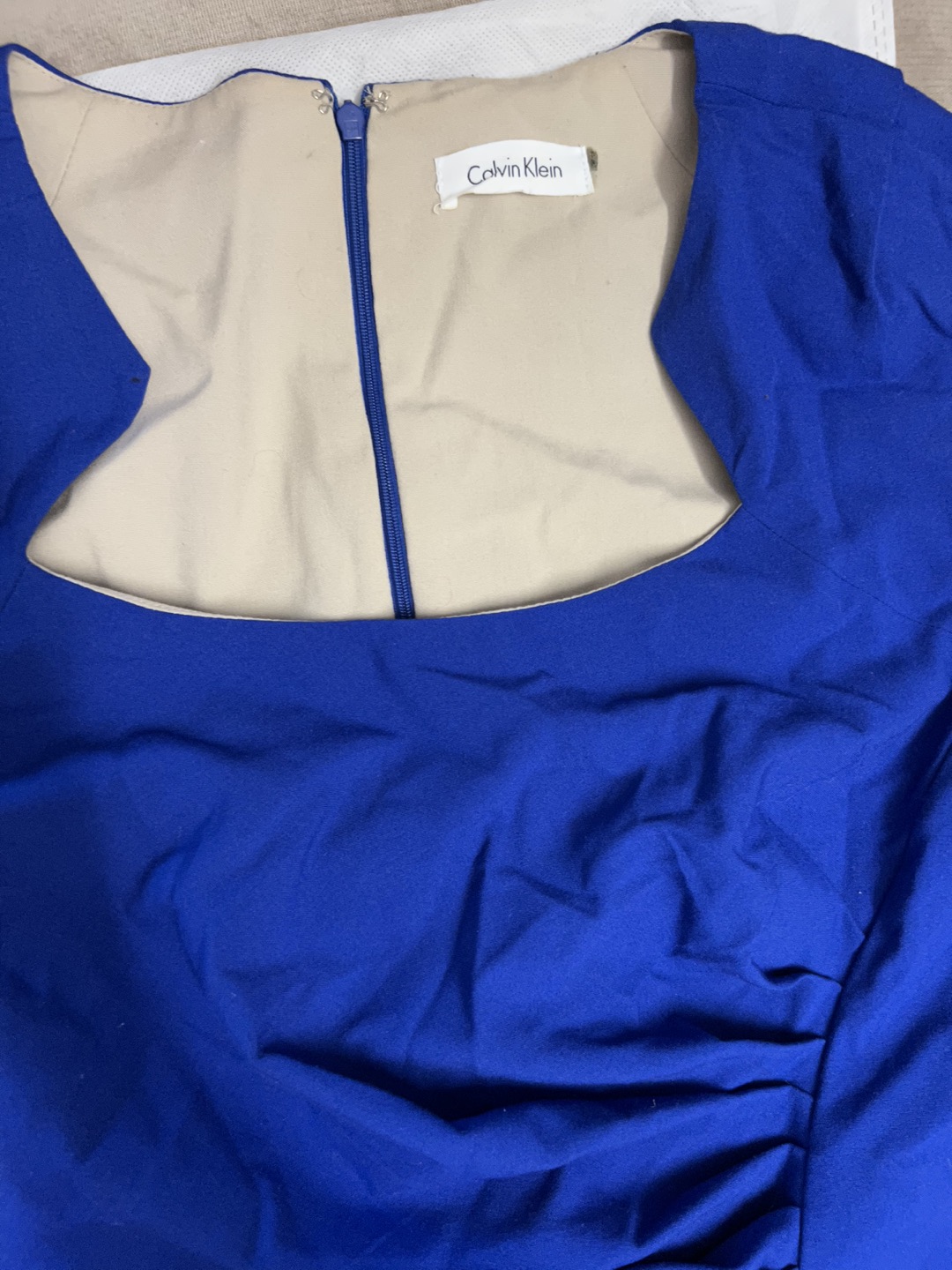 Calvin Klein Cobalt Blue dress. XL image indicator(2)
