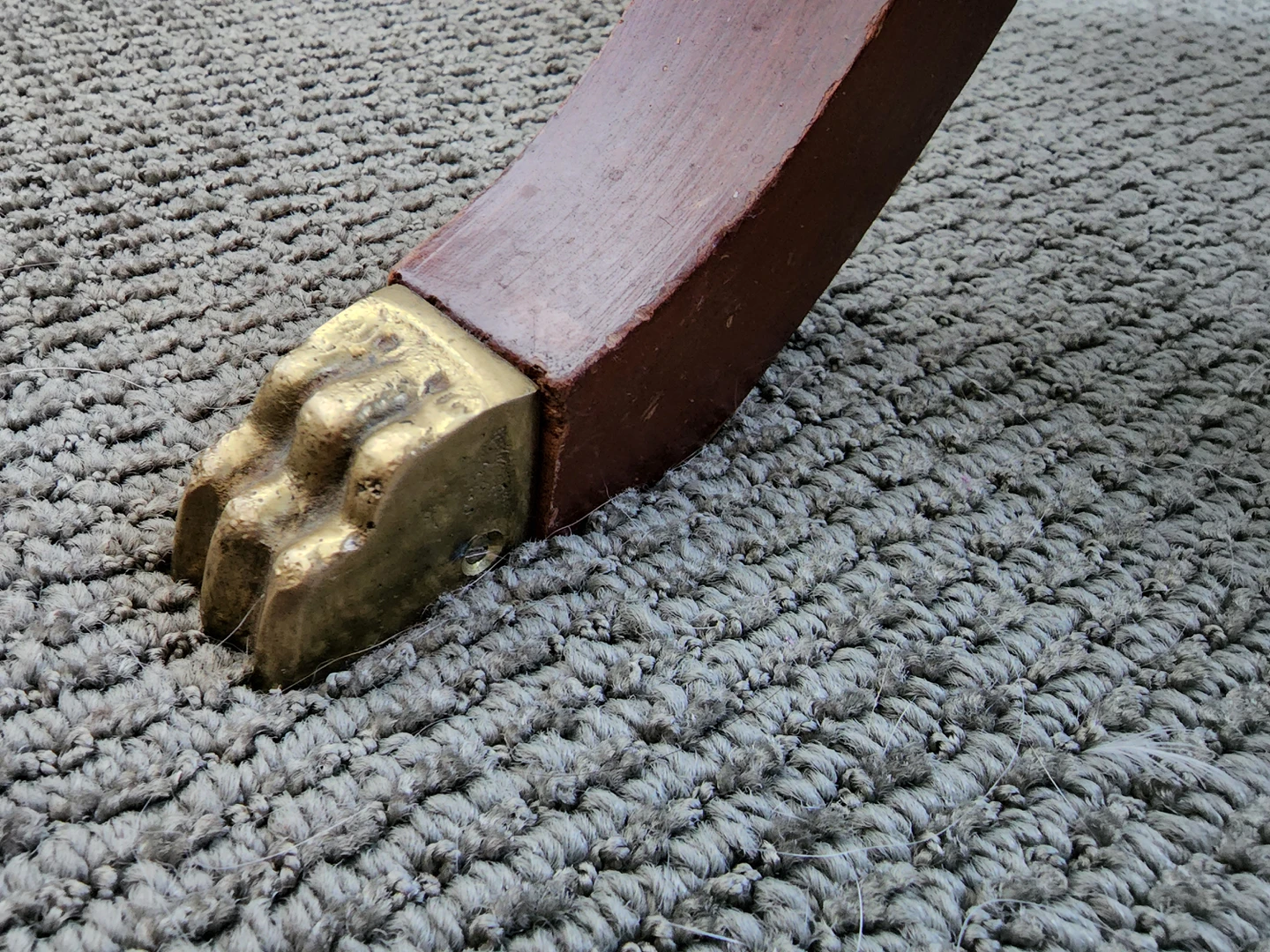 MUST GO Vintage office/writing desk,  expandable, wood & leather image indicator(8)