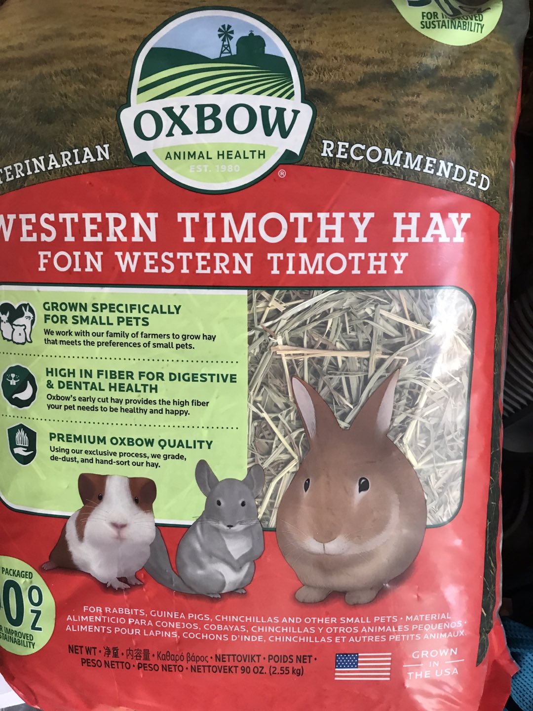 OXBOW Animal Health Western Timothy Hay 2.55 kg thumbnail