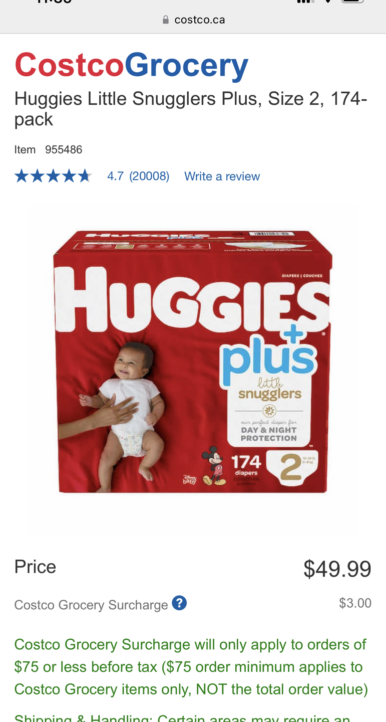 Huggies Plus little snugglers size 2