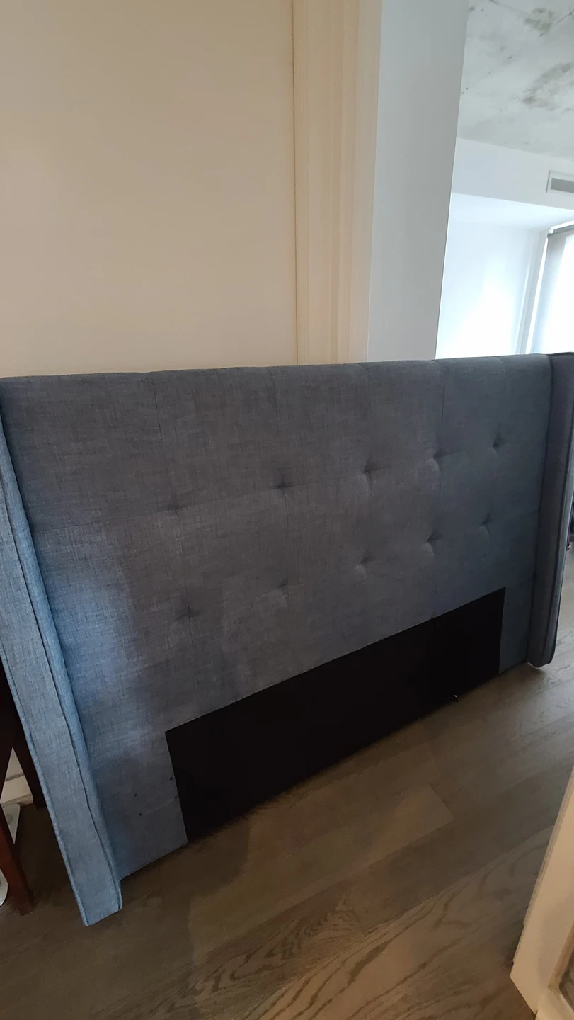 headboard, frame and boxspring