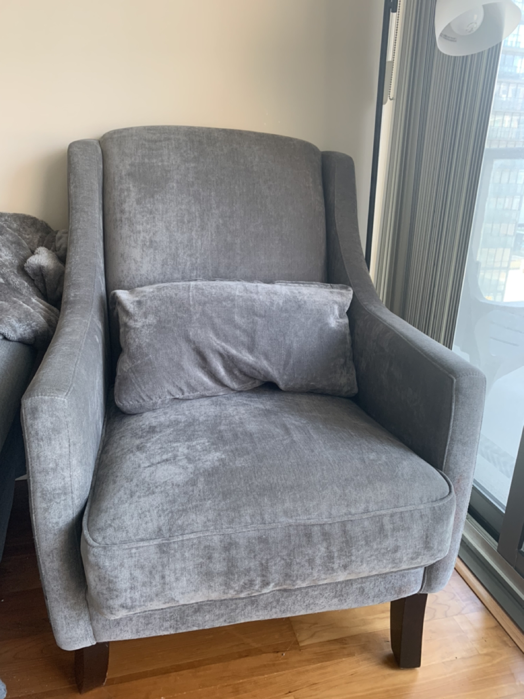 Grey Accent Chair - photo 2