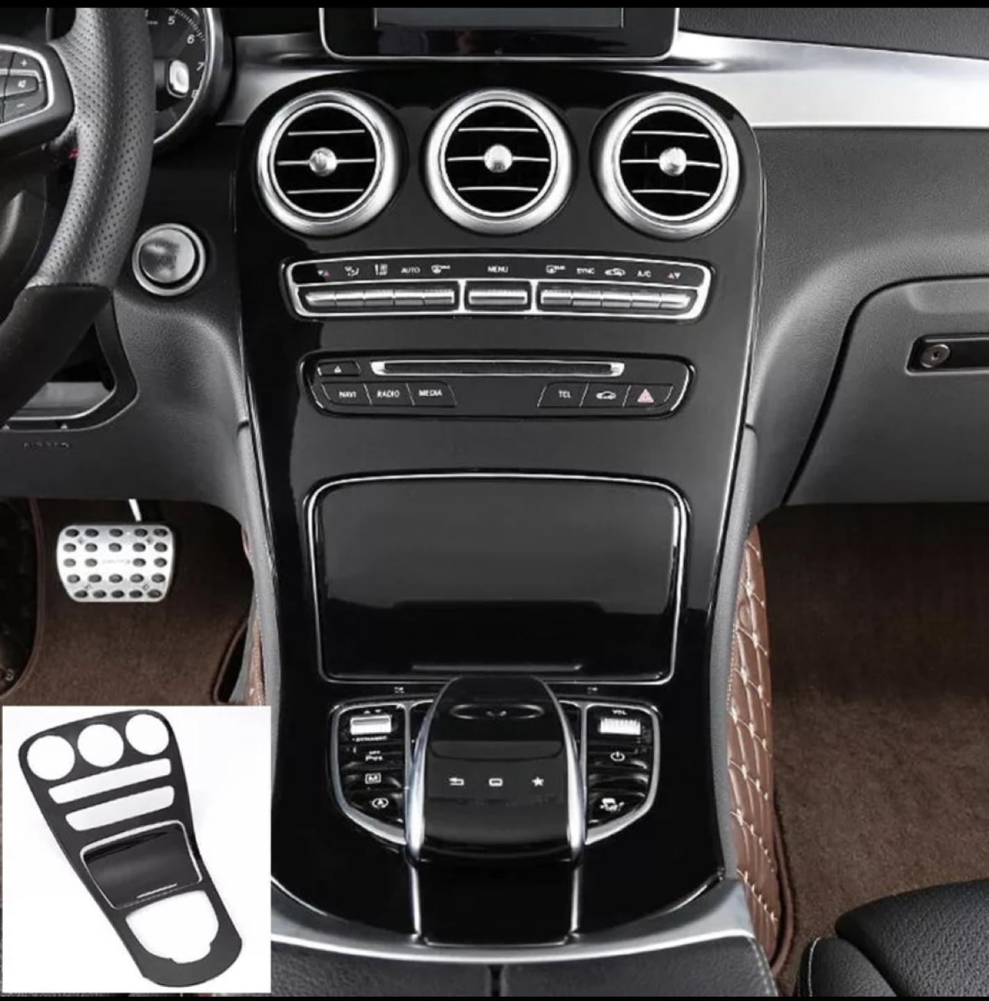 Mercedes console replacement panel NEW