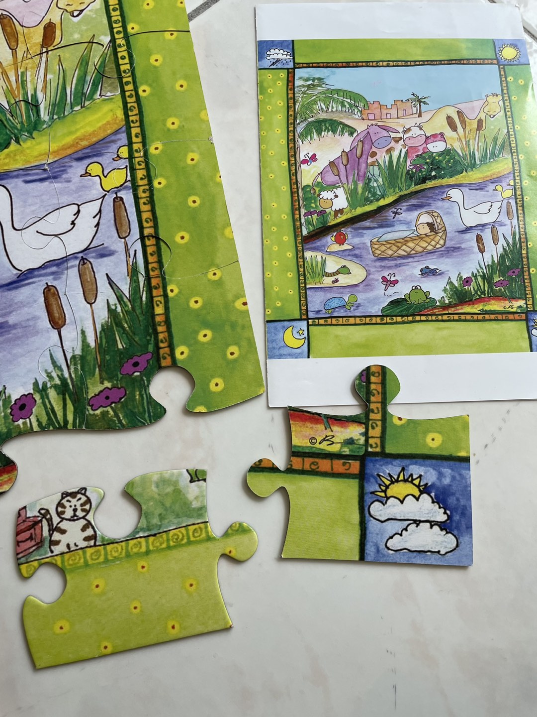 Kids puzzles: 3 puzzles sold together - photo 3