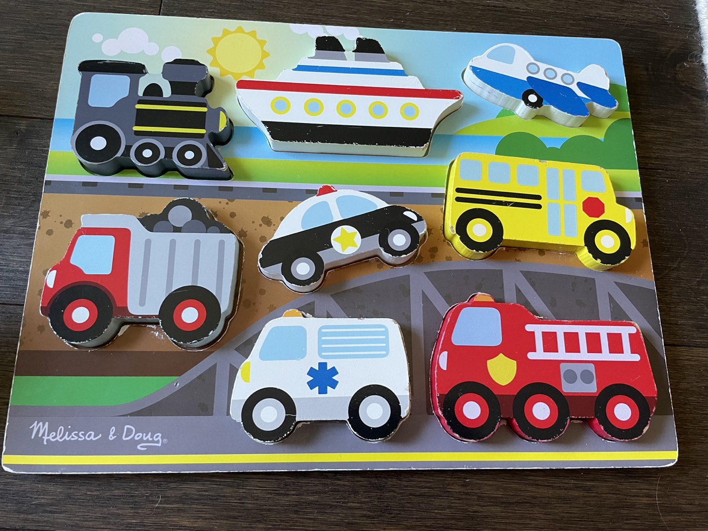 Melissa and Doug wooden puzzles - photo 4
