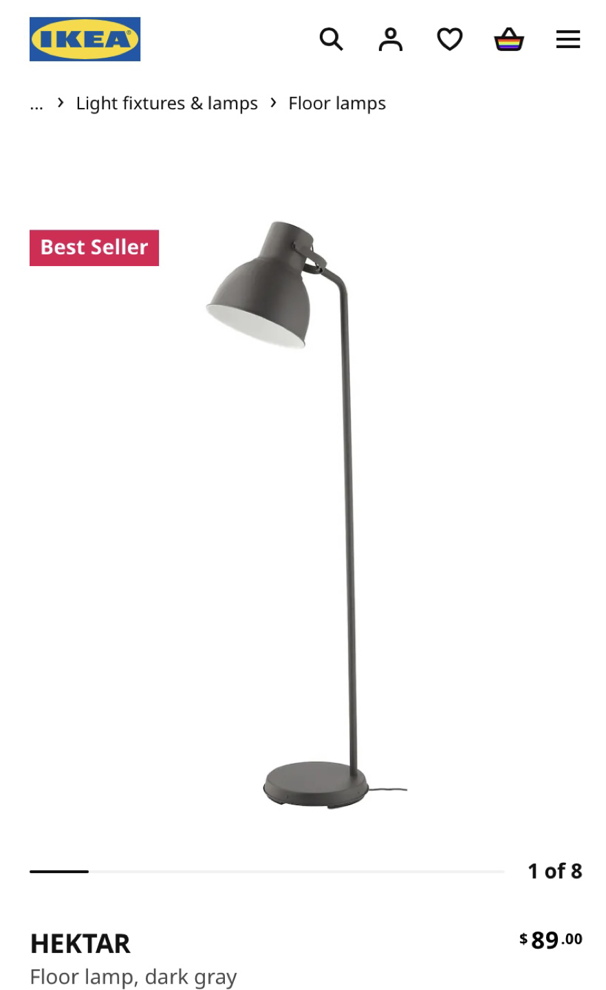 IKEA floor lamp thumbnail