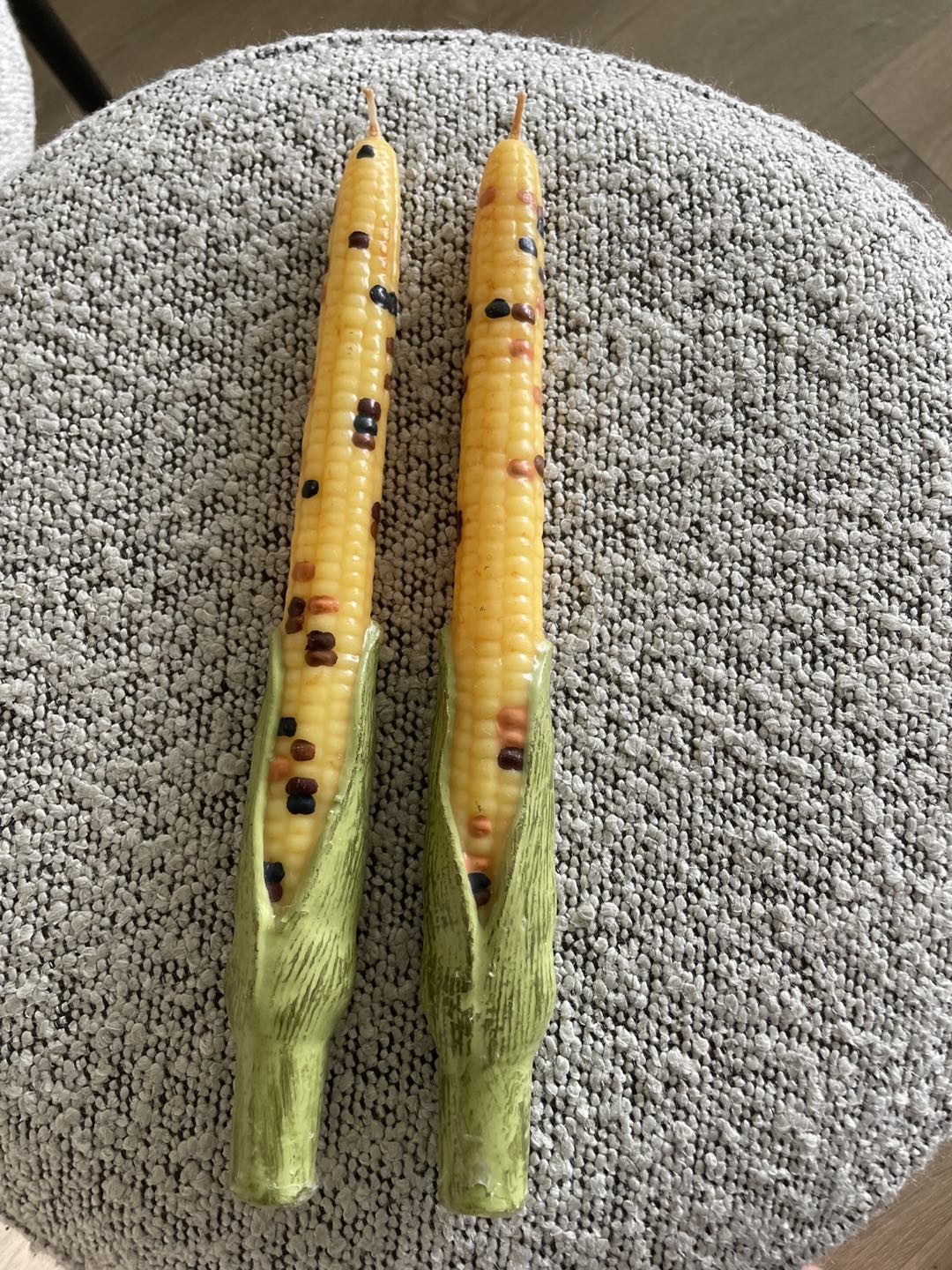 Vintage 1980’s corn taper candles by Russ Berrie thumbnail