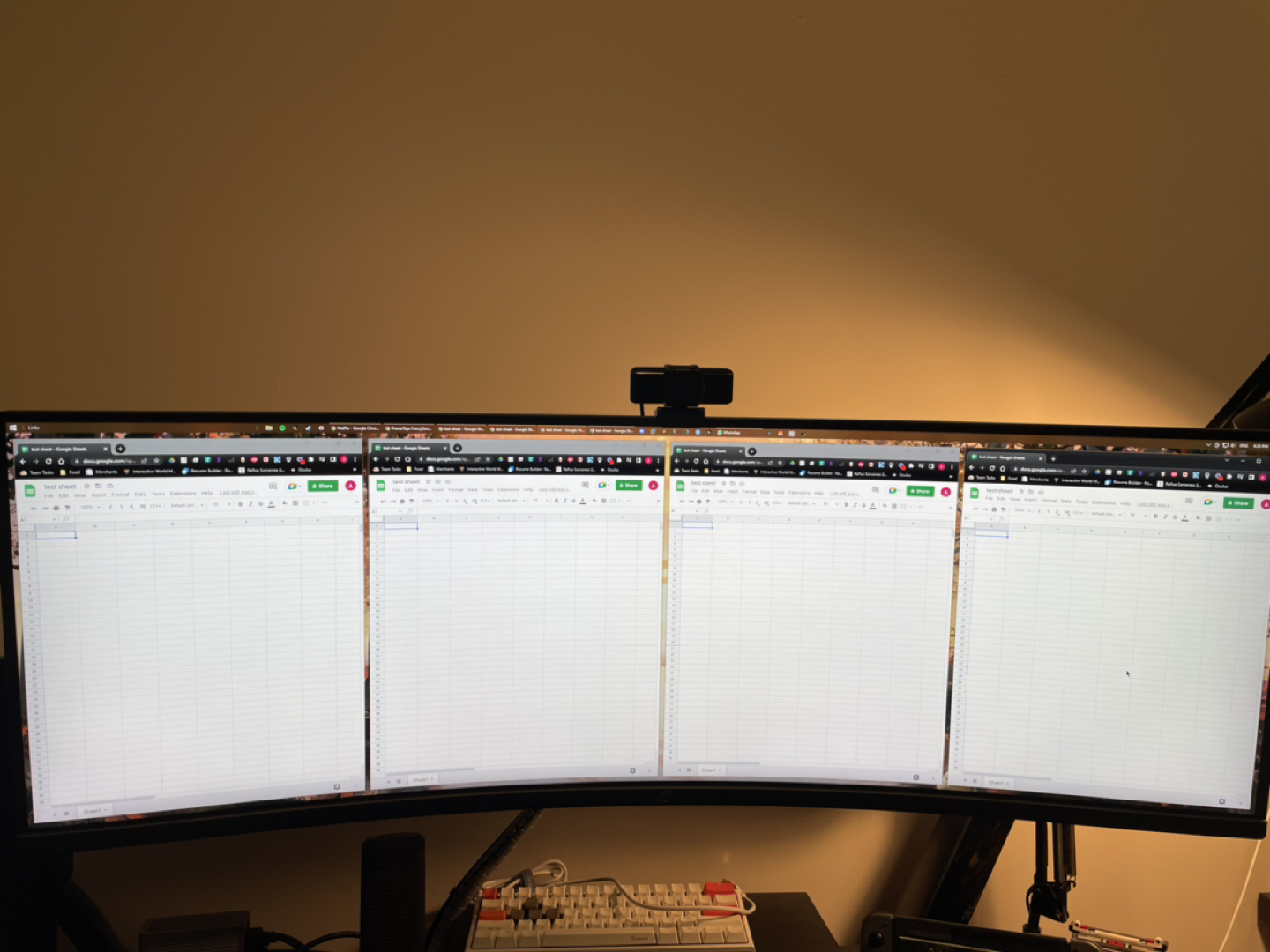Asus Rog Strix XV43V 43” Ultrawide Monitor with arm mount. - photo 5