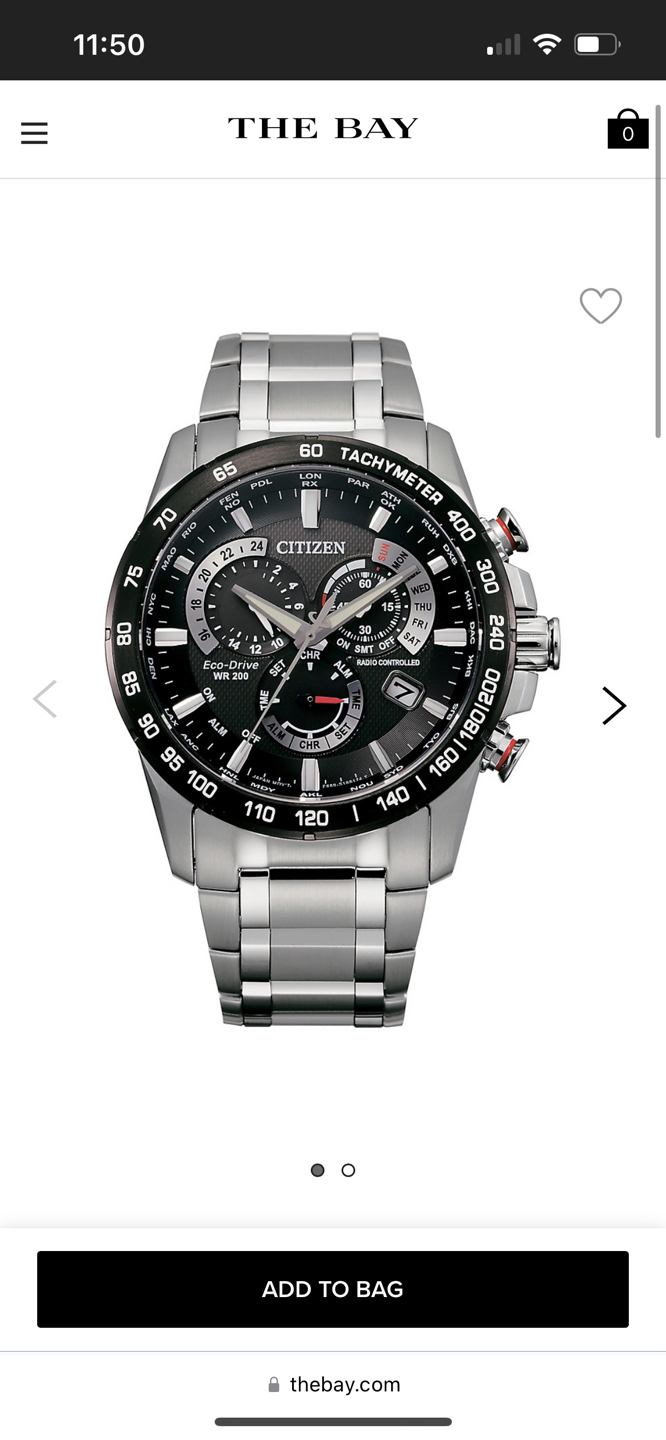 Citizen Perpetual Chrono A-T Eco-Drive Stainless Steel Watch - photo 3