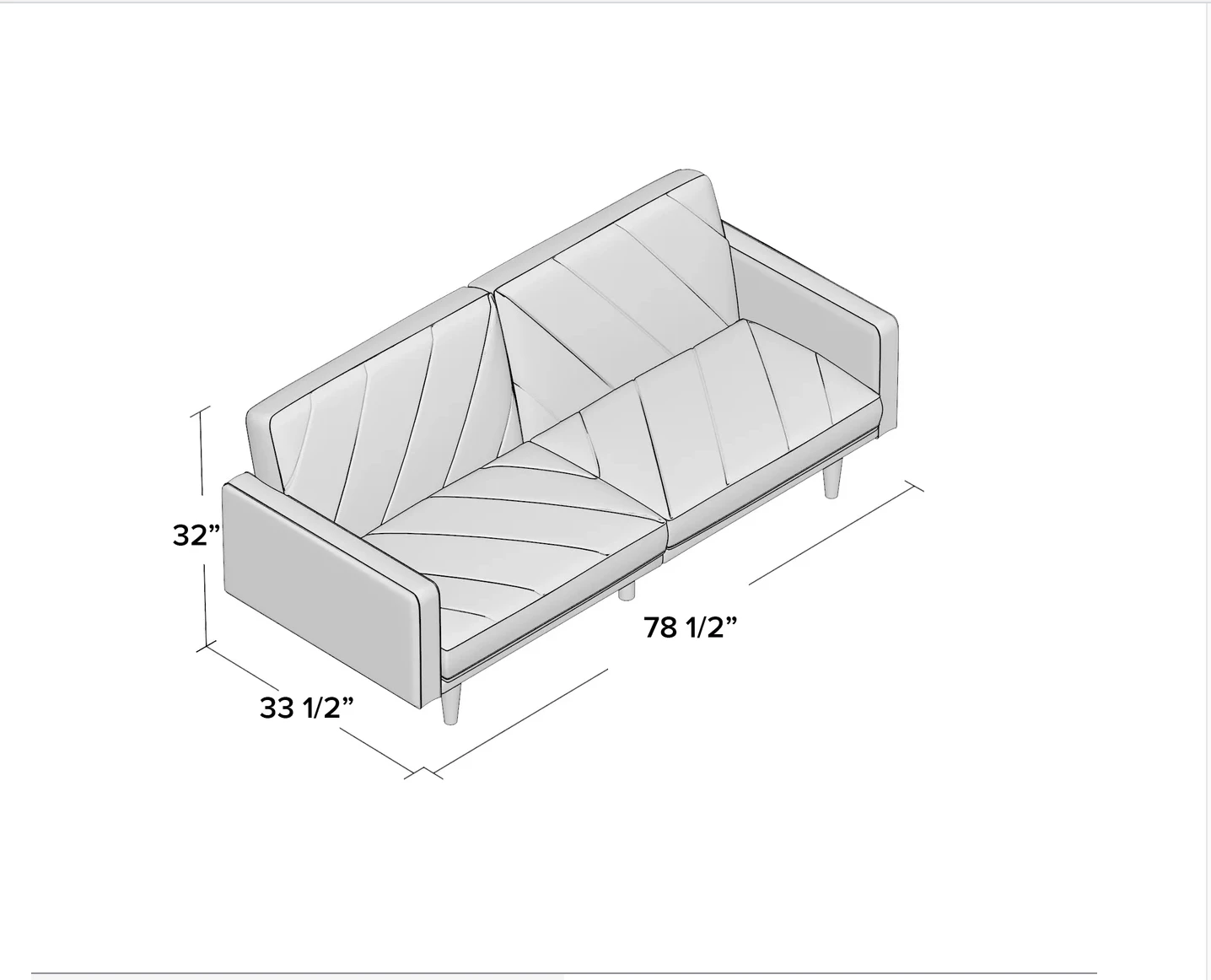 Convertible Sofa/Futon Bed - photo 3
