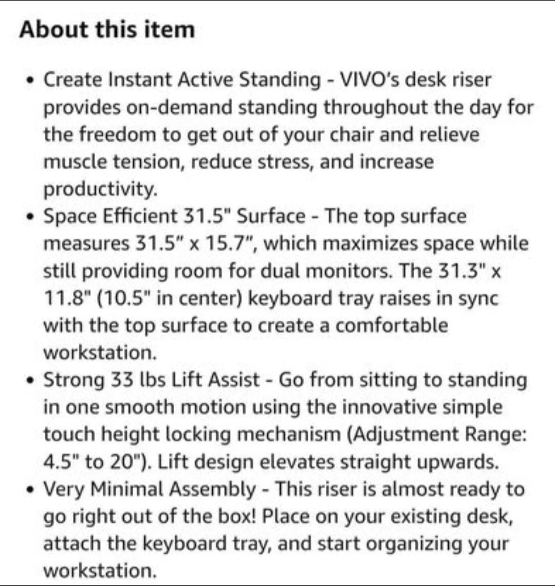 VIVO’s desk riser - photo 3