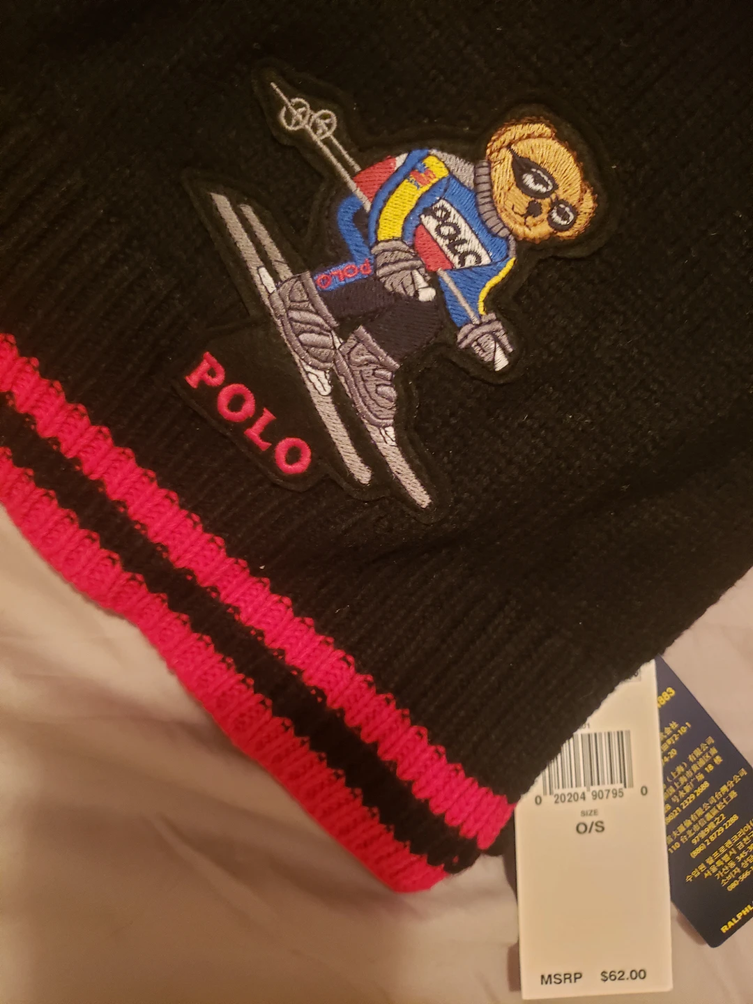 (Limited Edition) RL Polo Ski teddy Bear Winter Scarf image indicator(4)