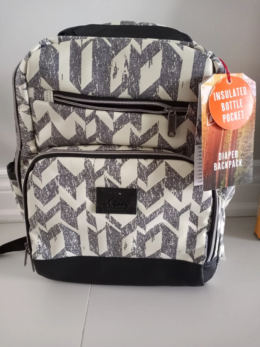 BN kelty diaper backpack chevron grey - photo 3