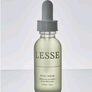 New LESSE Organic Ritual Serum Balancing Turmeric & Sea Minerals