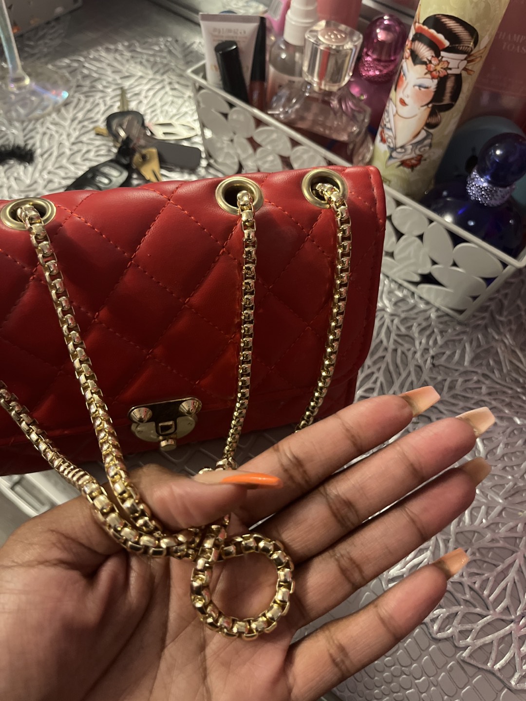 No name red purse - photo 3