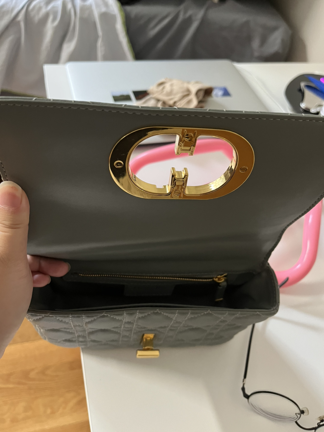 Dior caro bag small - photo 3