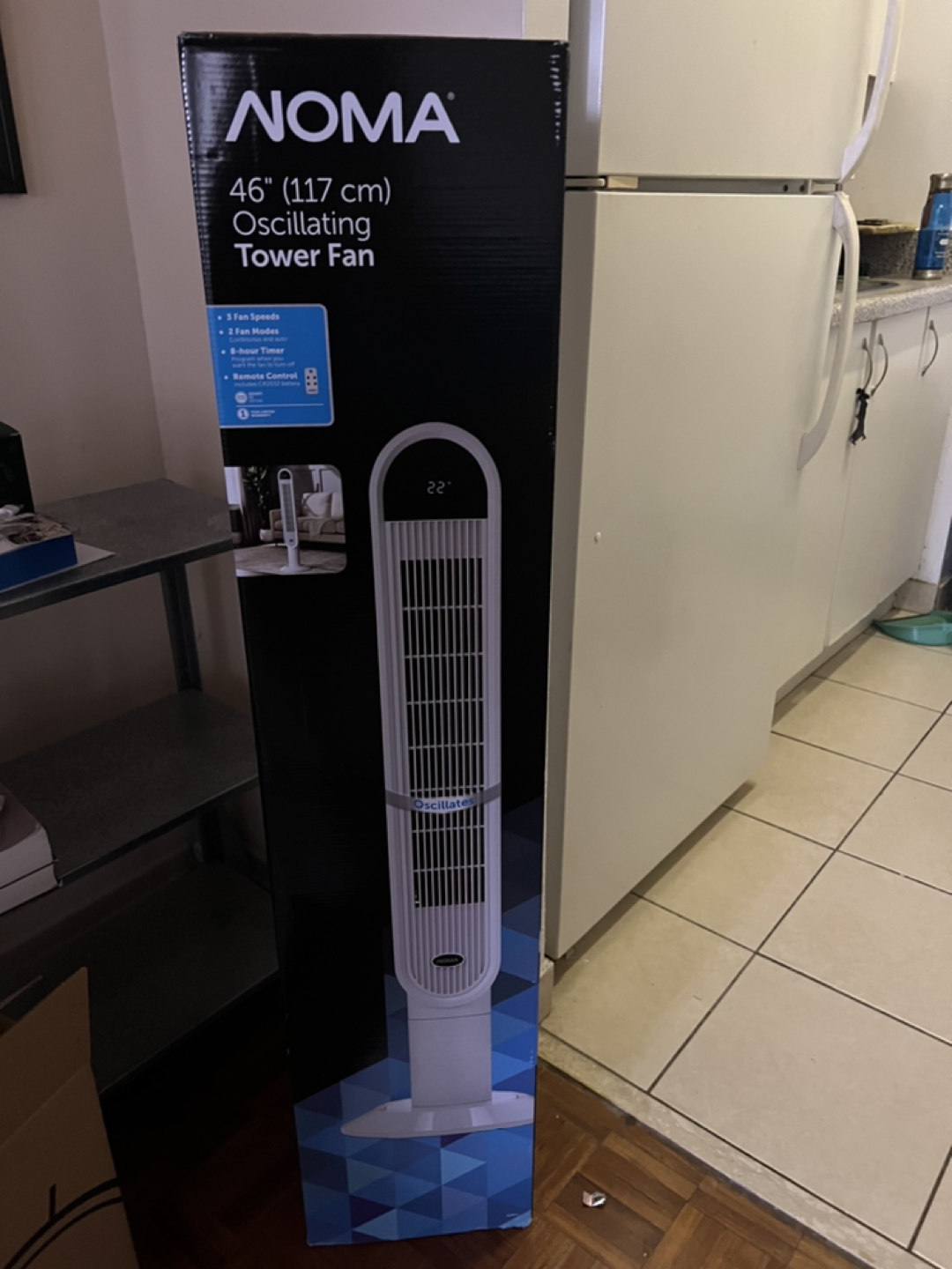 MOVING SALE NOMA Tower Fan 46” (117 cm) + remote image indicator(3)