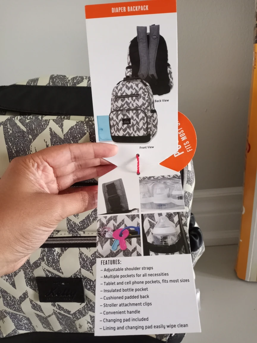 BN kelty diaper backpack chevron grey - photo 4