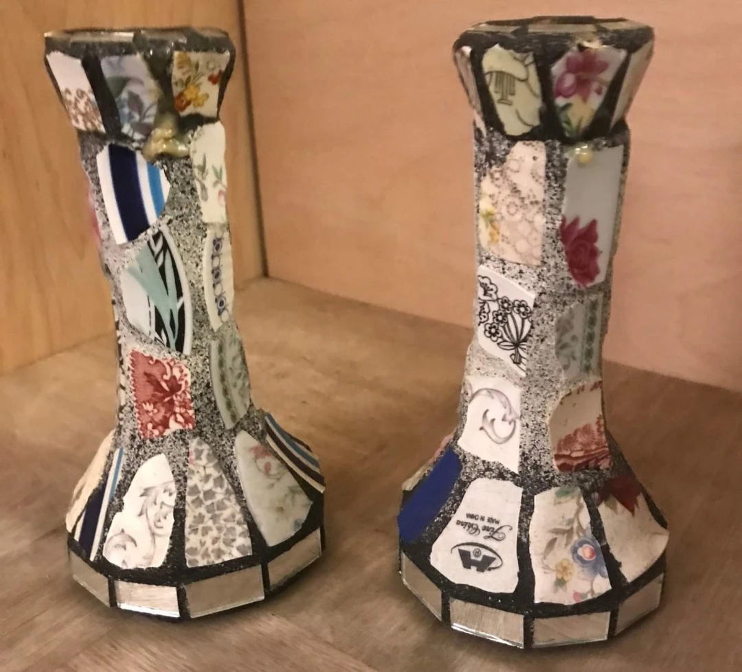 MOSAIC CANDLESTICK HOLDERS thumbnail