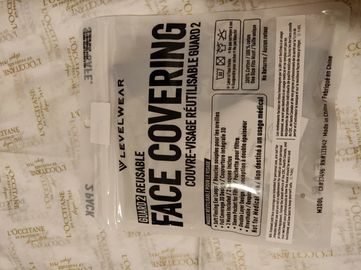 (New) Maple leafs reusable face covering image indicator(3)