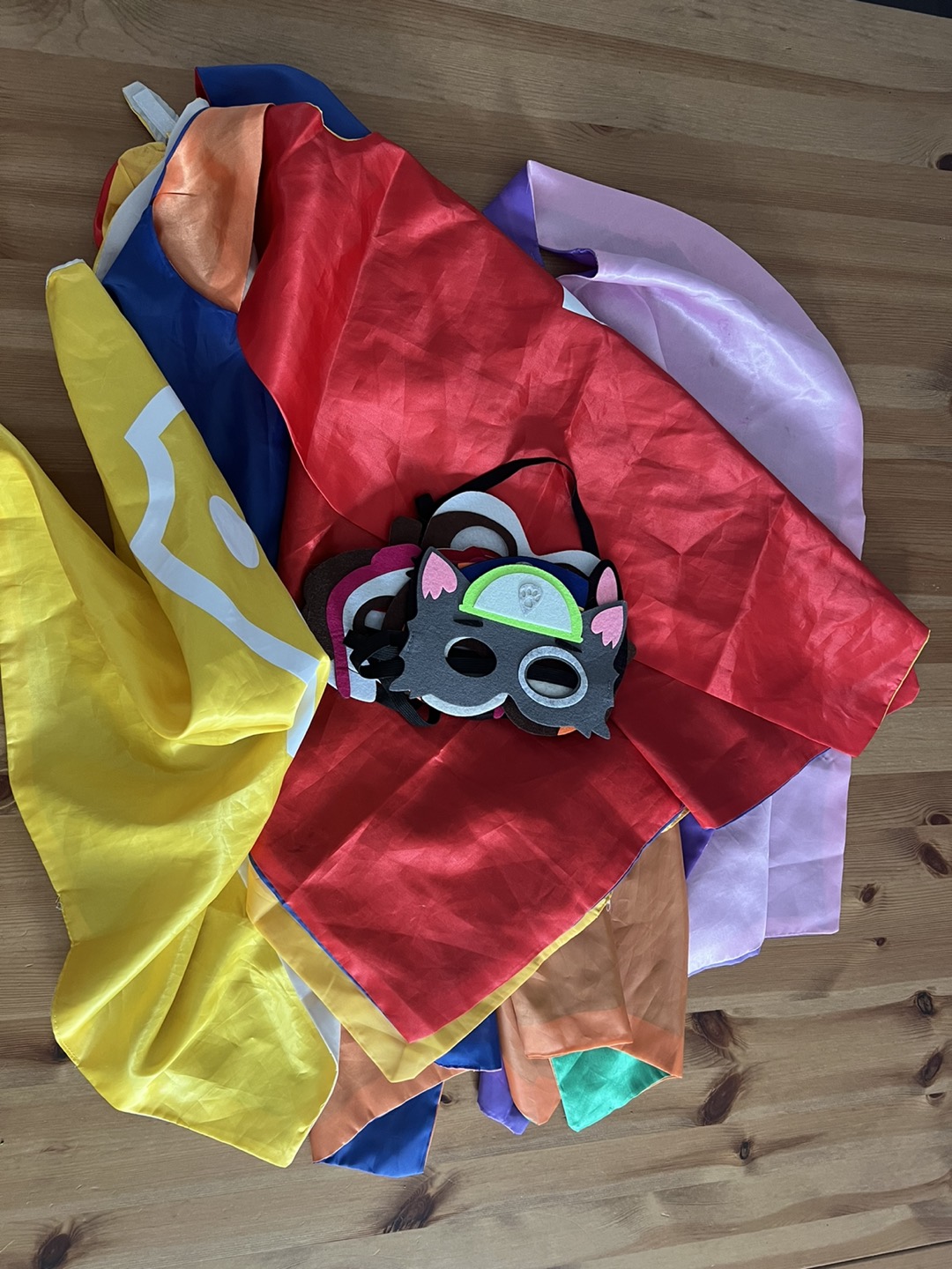 Paw patrol capes and masks thumbnail