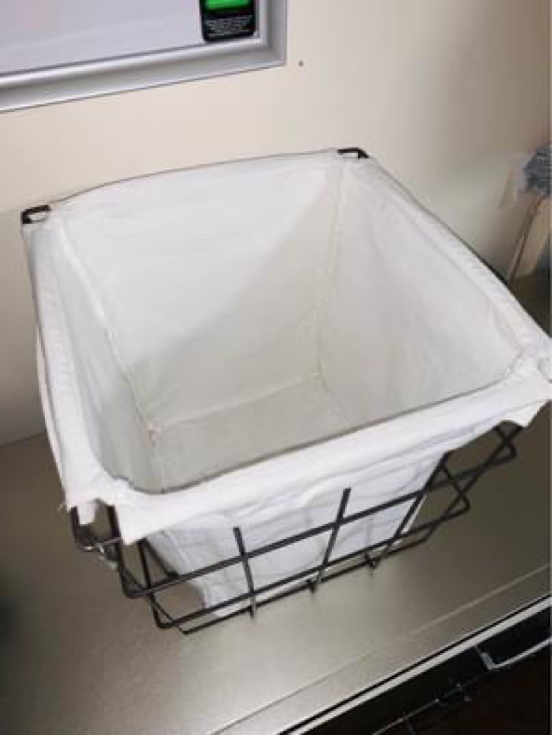 Storage bin, metal with cotton cover image indicator(2)