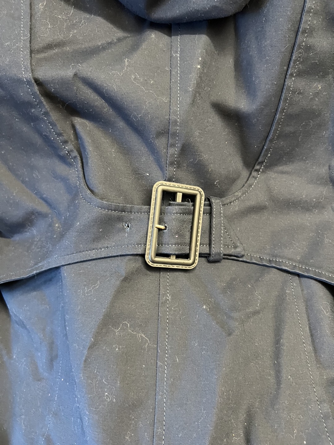 Windbreaker Hoodie Jacket, Faux Leather Shoulders. 16/LG image indicator(6)