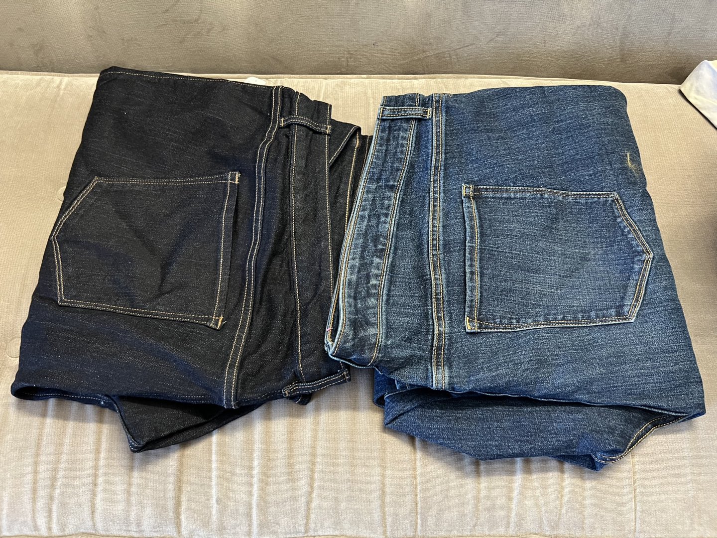 Old Navy Boot-Cut Jeans, plus size 30. Lot of 2 thumbnail