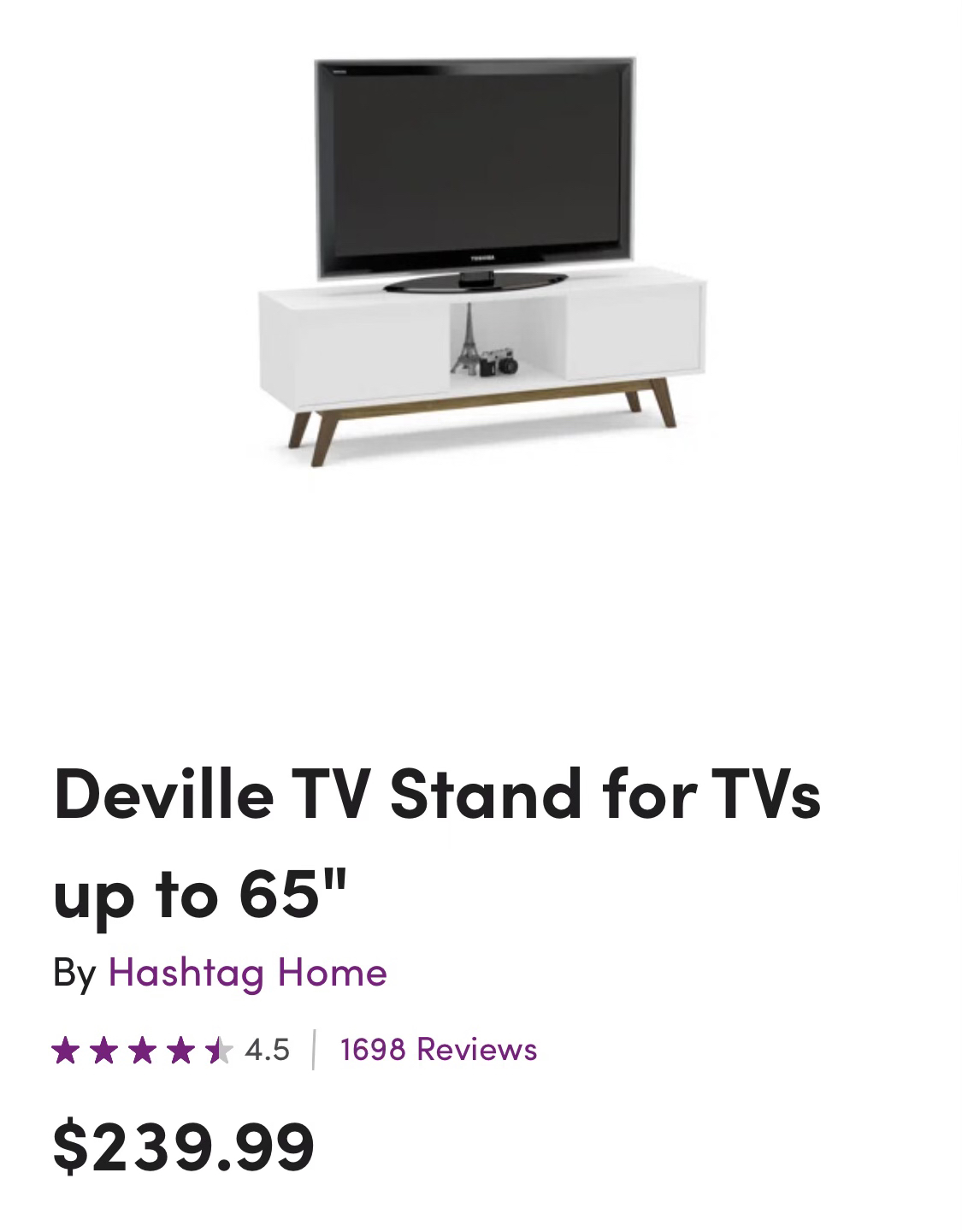 TV Stand, Like New - photo 2