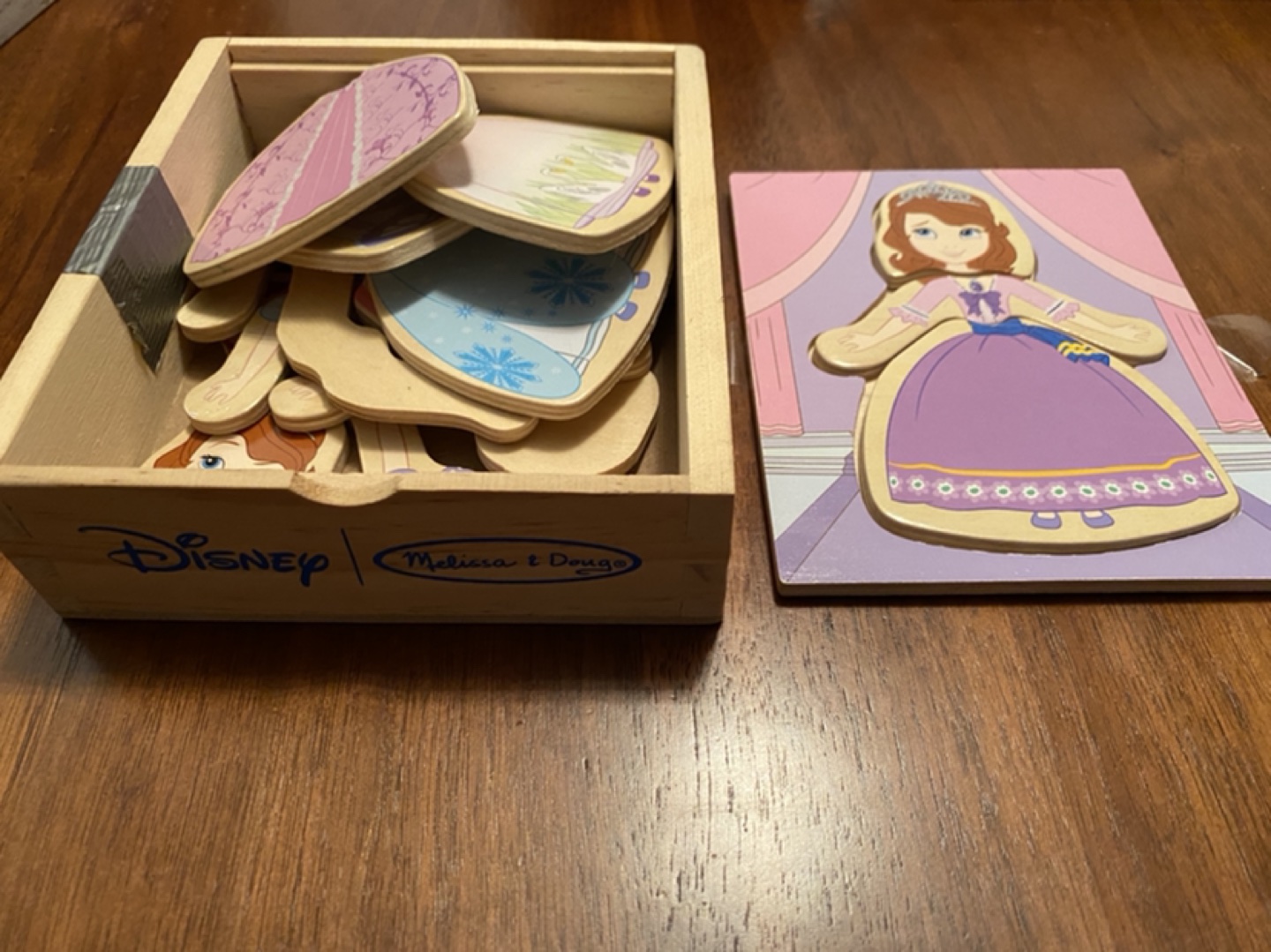 Melissa & Doug Sofia the first Wooden Puzzle #freecycle image indicator(2)