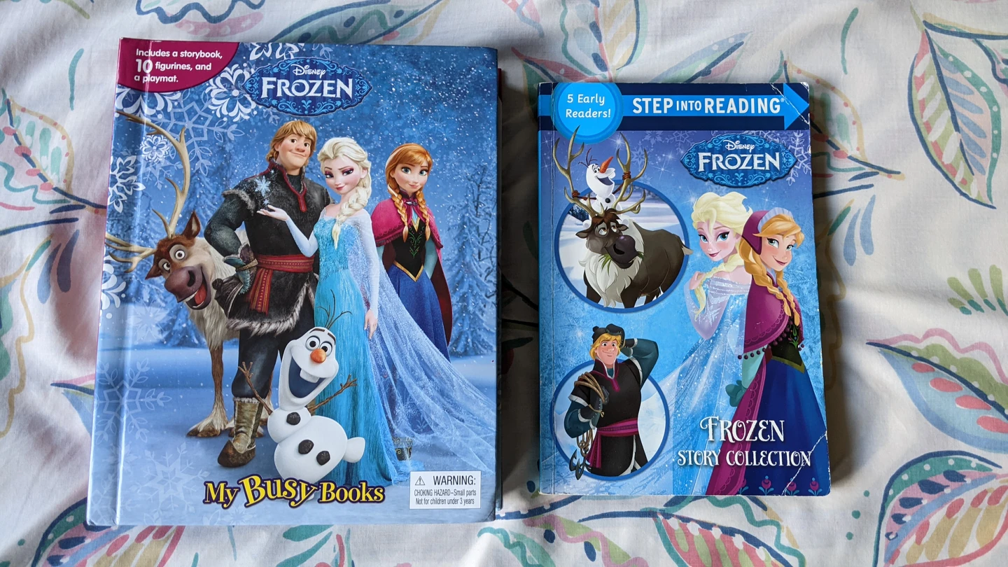 two Disney Frozen books for $5 thumbnail