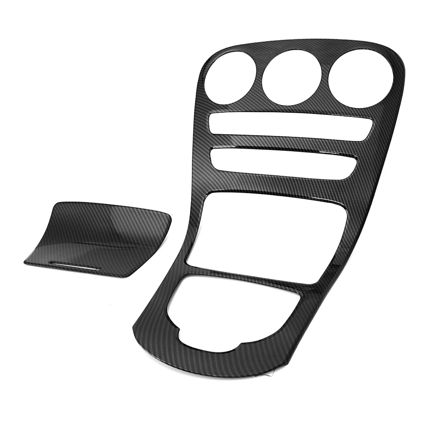 Grey Carbon fibre Mercedes console panel - photo 3