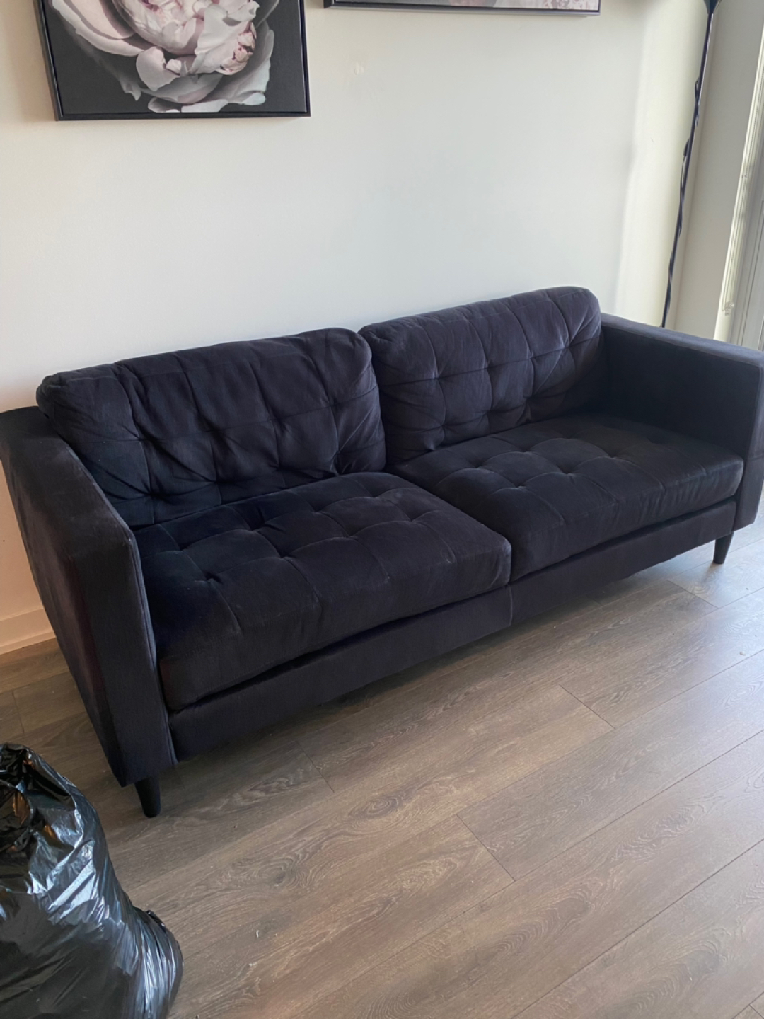 Black/ charcoal Couch for sale