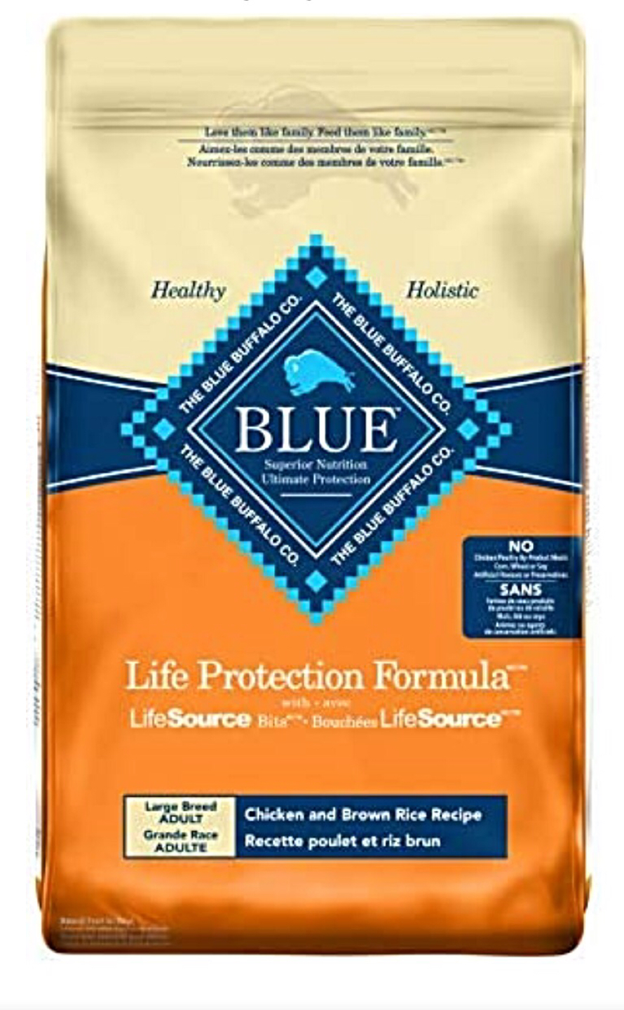 Blue Buffalo Adult Dog food - Chicken & Rice 26lbs thumbnail