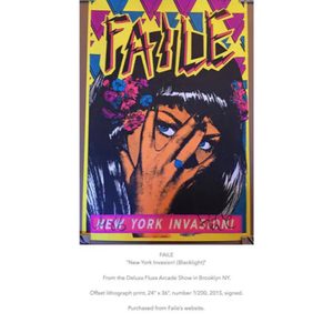 Faile Signed Artwork & Signed Book