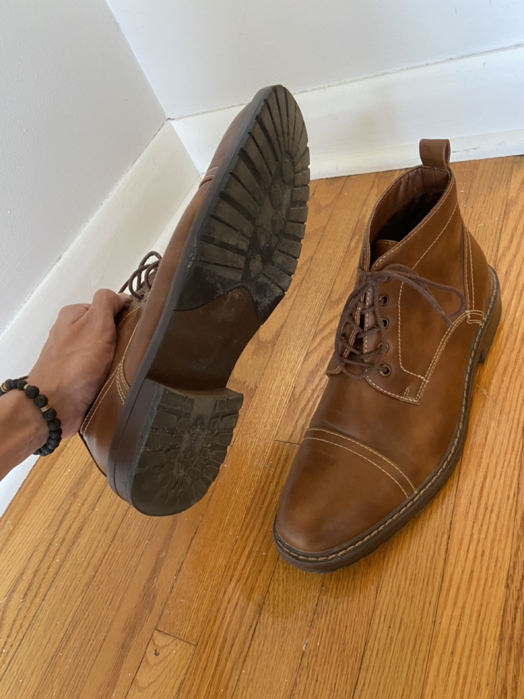 Faux Brown leather Boots - photo 2