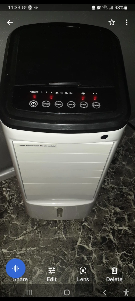 PORTABLE AIR COOLER WITH REMOTE $90 AVAILABLE AUG 13TH