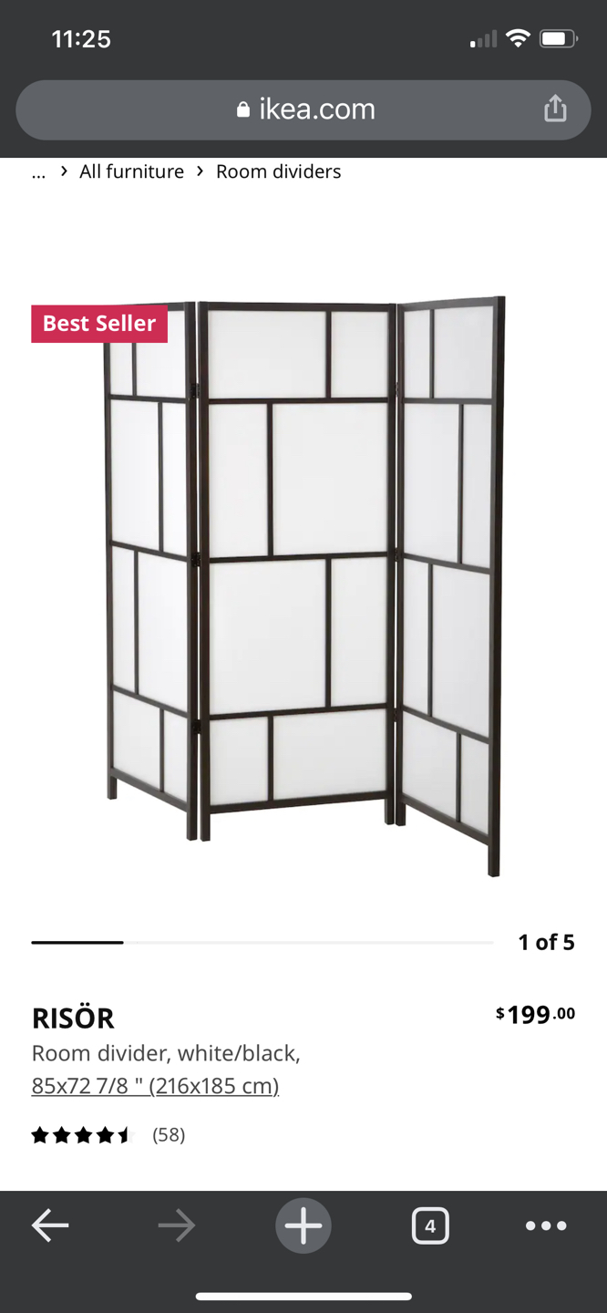 Room divider by IKEA