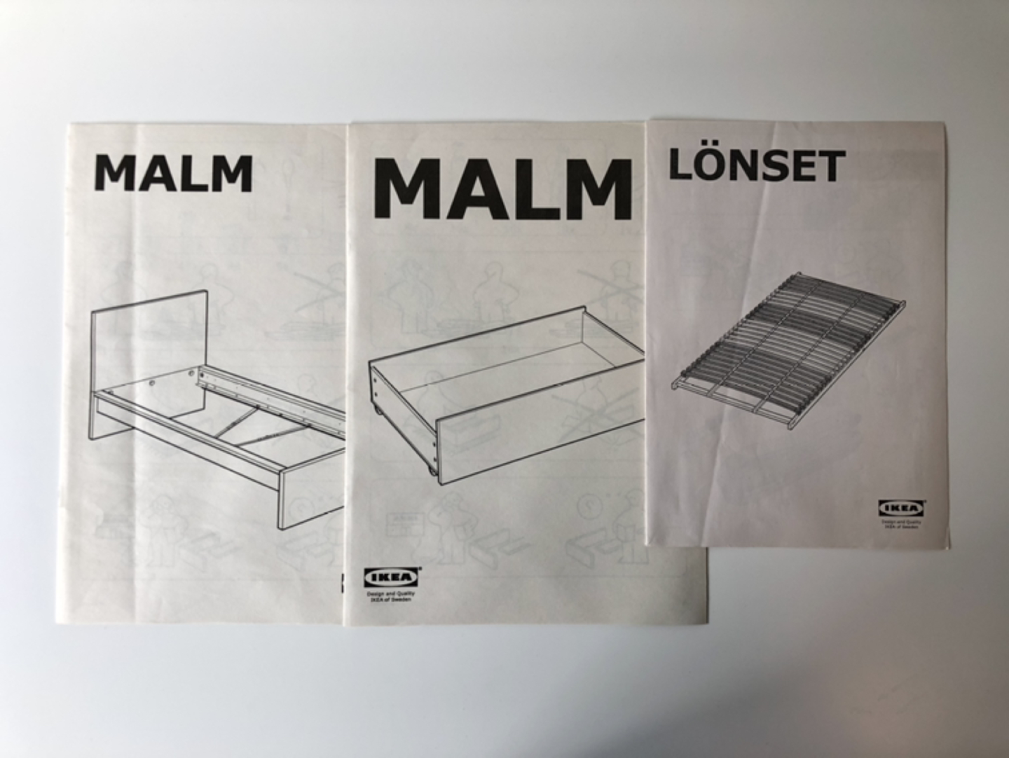 IKEA Malm Twin Bed with 2 Storage Drawers and Lonset Slats - photo 4