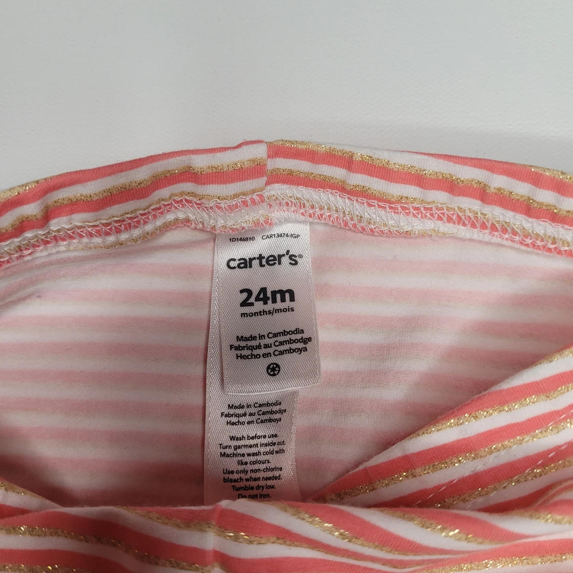 2 Summer Toddler Capri Pants 18-24M Onsie Included image indicator(7)