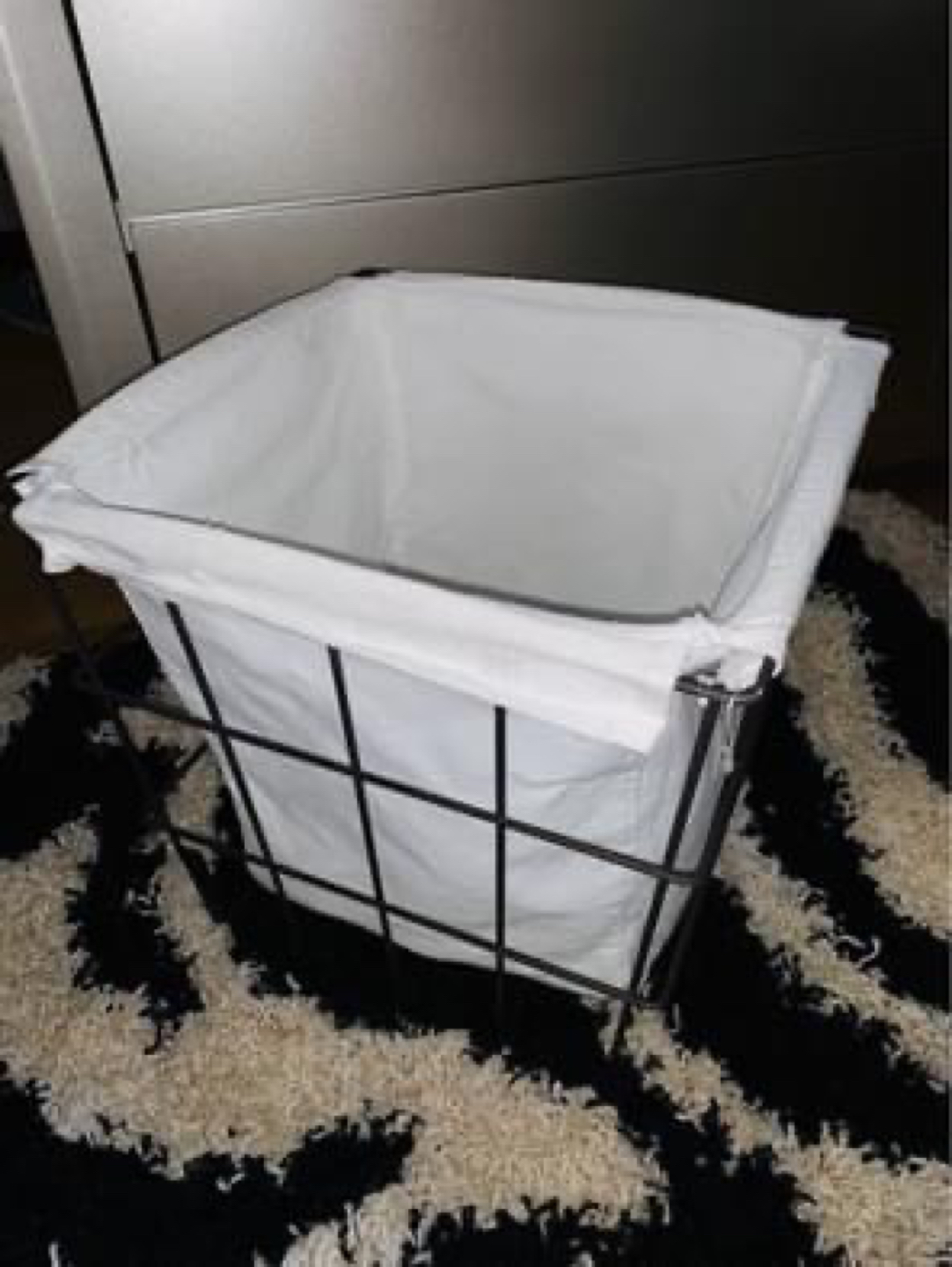 Storage bin, metal with cotton cover image indicator(3)