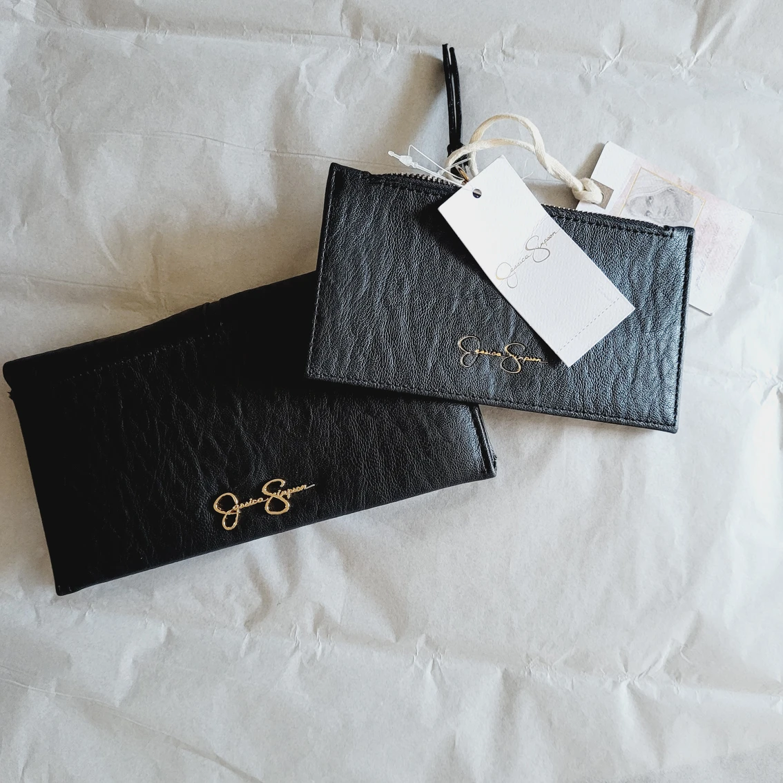 New Jessica Simpson Black Wallet and Coin Purse thumbnail