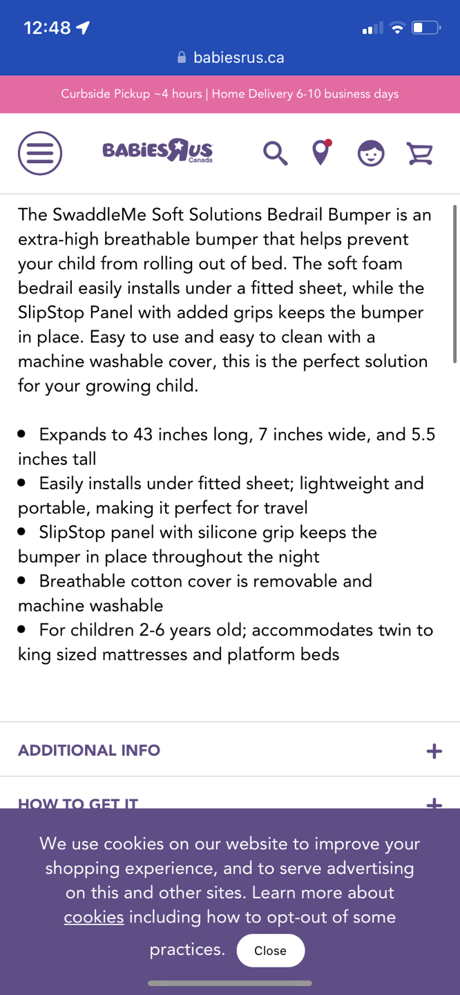 Bed guard for kids - photo 2