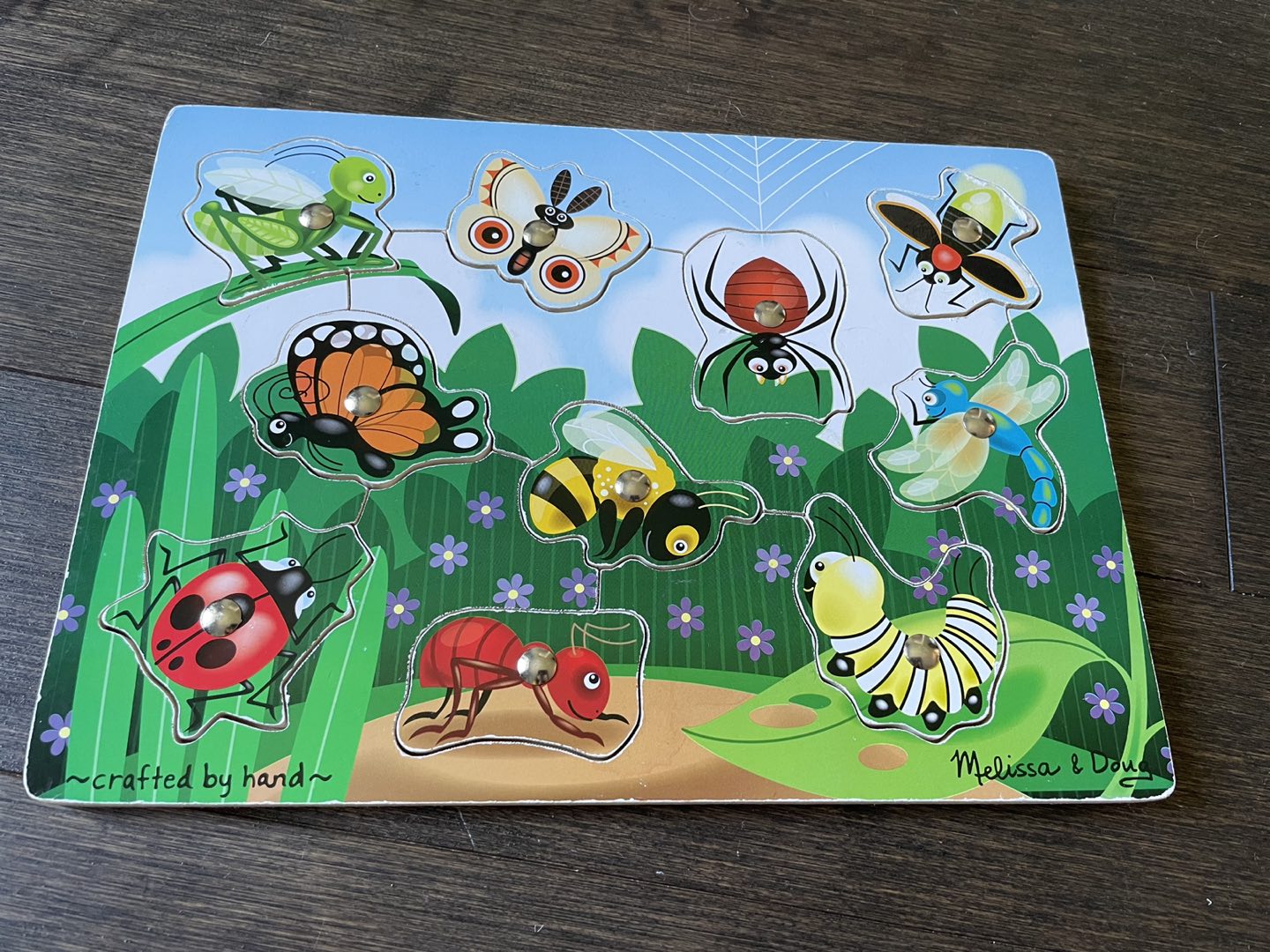 Melissa and Doug wooden puzzles