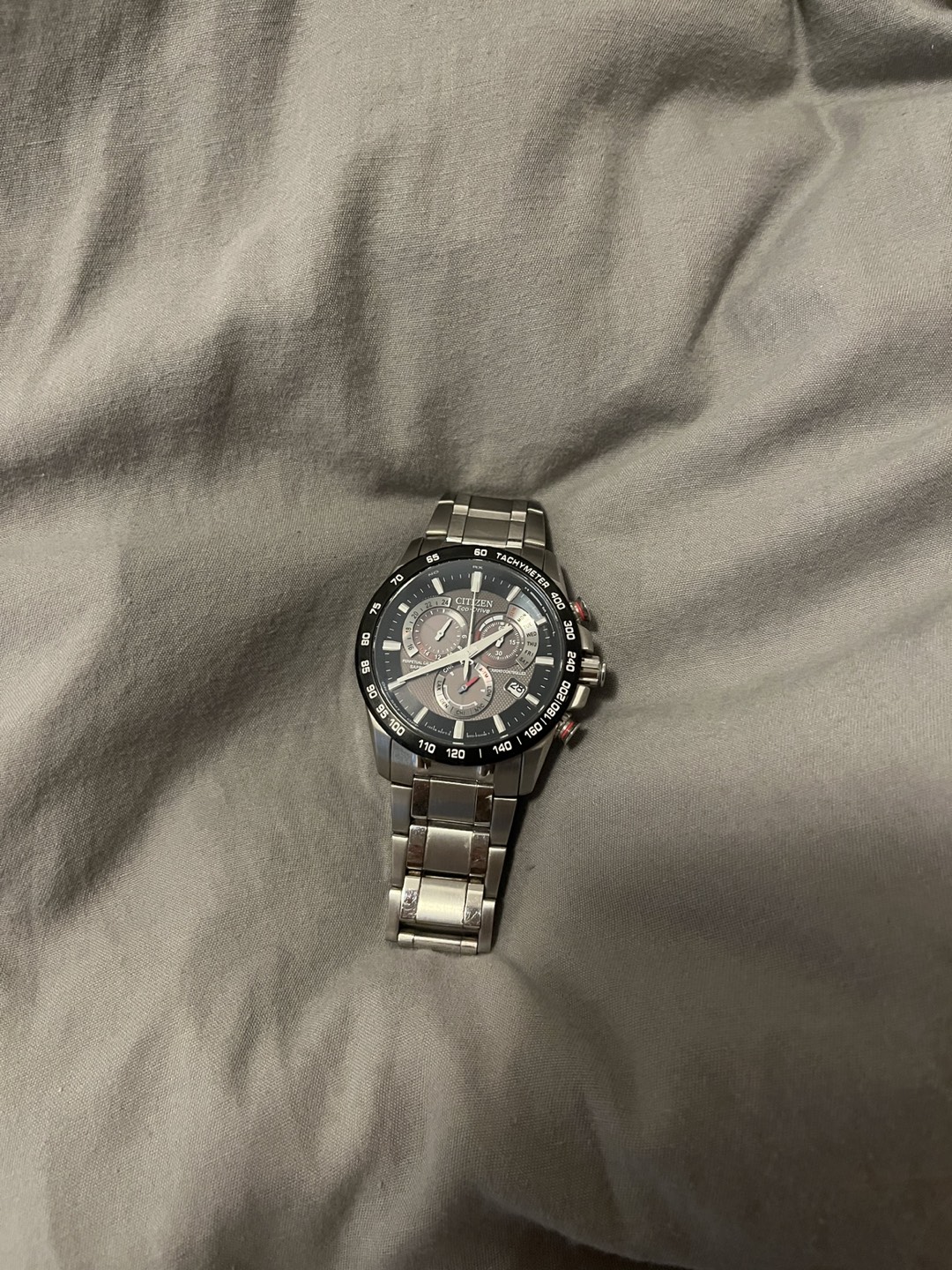 Citizen Perpetual Chrono A-T Eco-Drive Stainless Steel Watch - photo 2