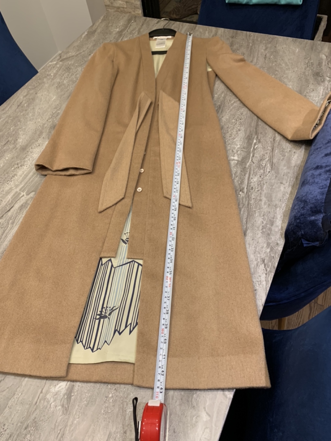 Authentic Chloe camel dress coat - please read ad thumbnail