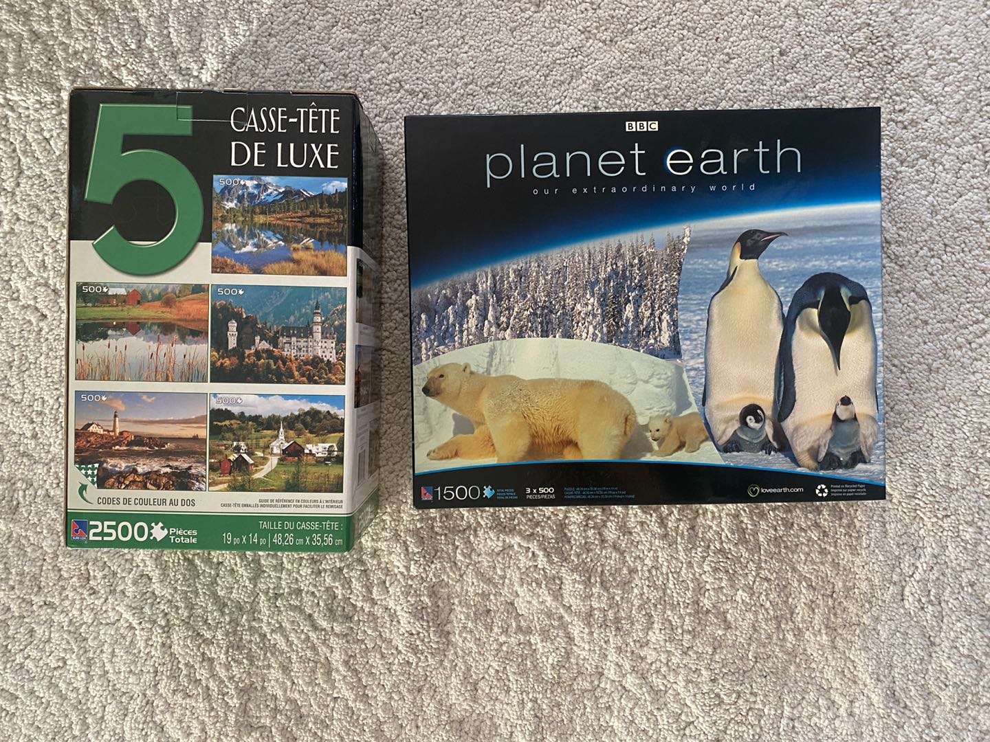 8 Jigsaw Puzzles, each puzzle 500 pieces thumbnail