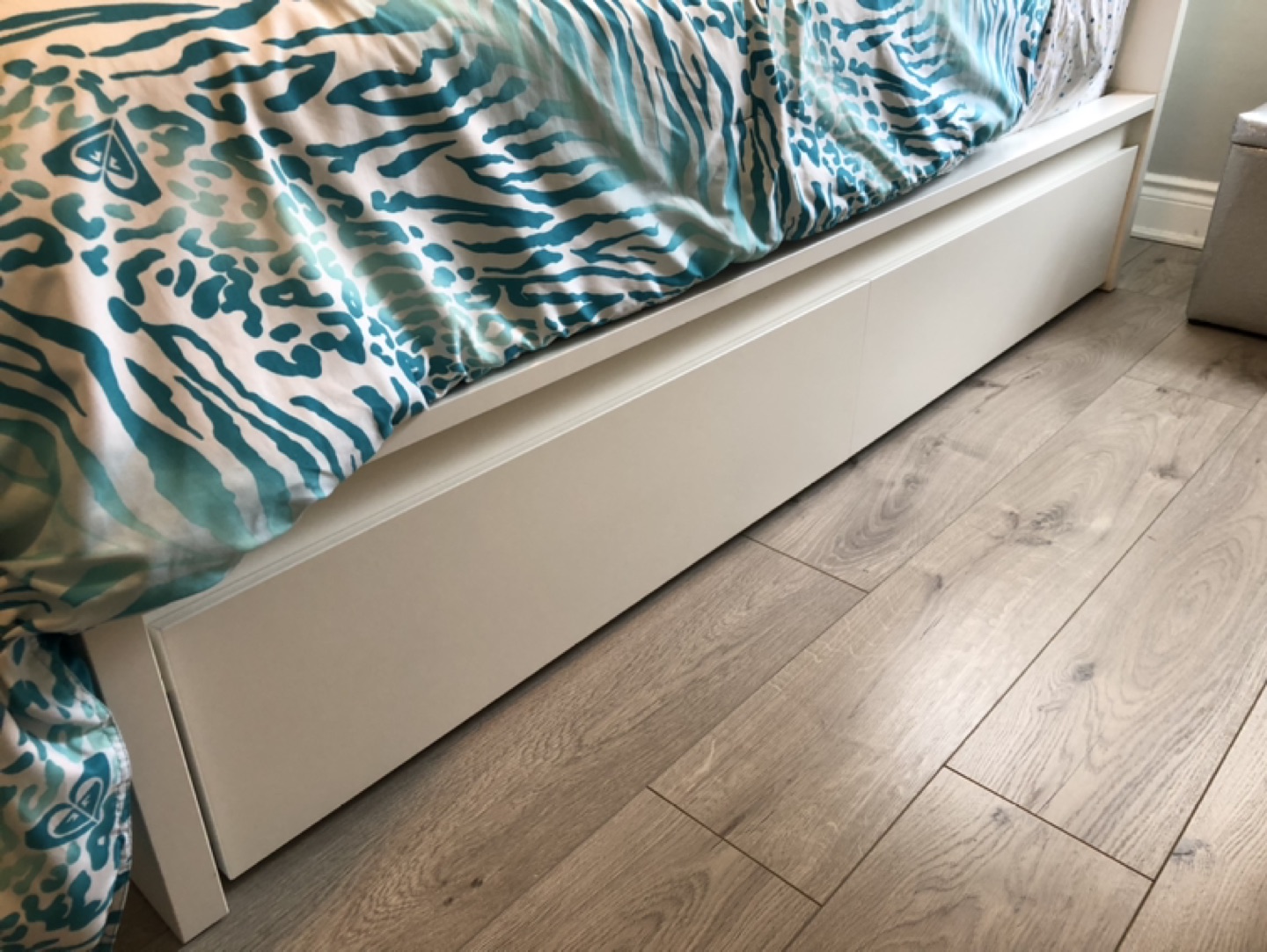 IKEA Malm Twin Bed with 2 Storage Drawers and Lonset Slats - photo 2